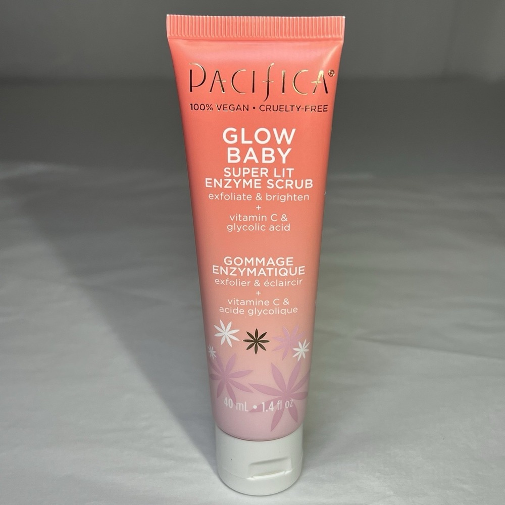 Pacifica Glow Baby Super Lit Enzyme Scrub - 4oz - Exfoliate & Brighten